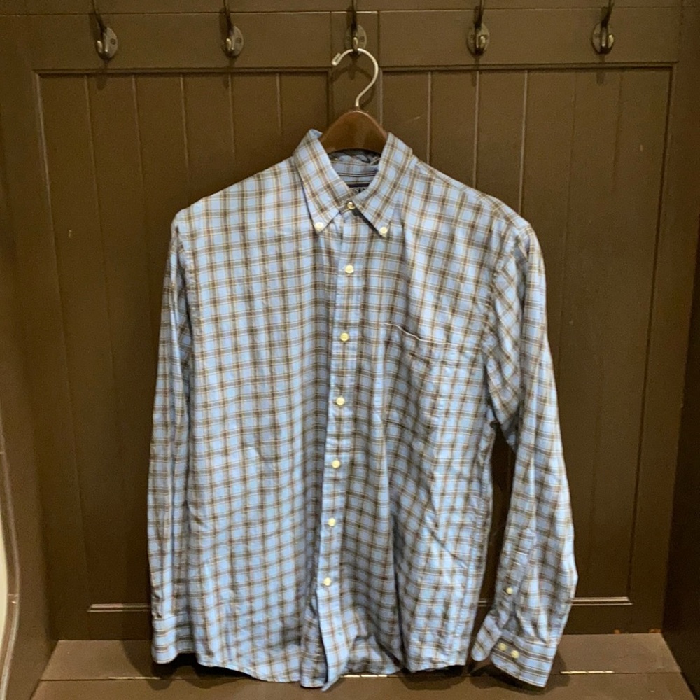 Men's Land's End Medium Button Up Flannel